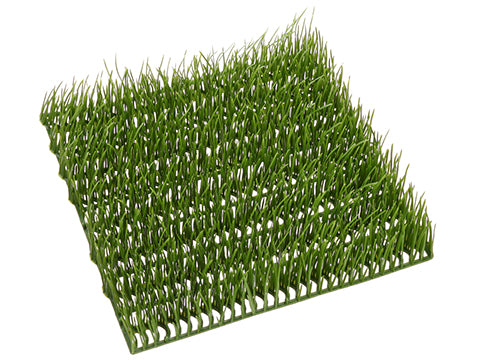 9.5"Wx9.5"L Grass Mat  Light Green (pack of 12)