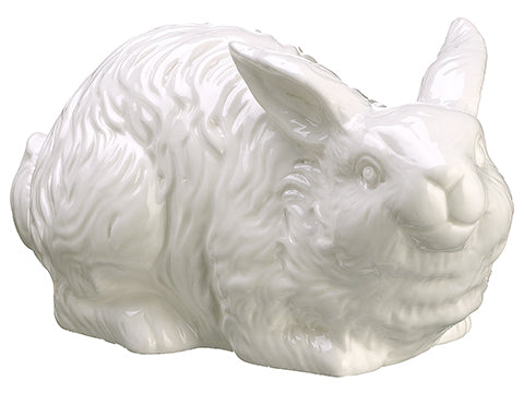 4" Ceramic Bunny  White (pack of 1)