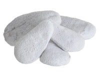 8.5"Wx8"L Assorted Moss Stones (5 ea./Bag) White (pack of 12)