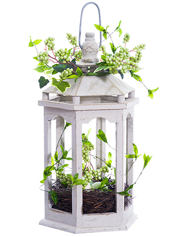 14" Bird's Nest/Egg Lantern  Mixed (pack of 2)