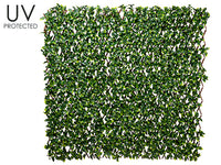 39.3"Wx78.7"L UV Protected Gardenia Leaf Trellis Green (pack of 4)