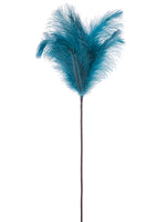 25" Ostrich Feather Spray  Blue Gray (pack of 24)