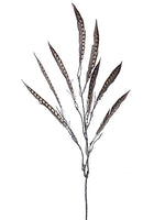 45" Pheasant Feather Spray  Brown (pack of 12)