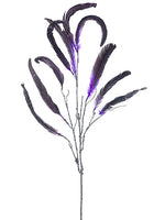 48" Feather Spray  Black Purple (pack of 12)