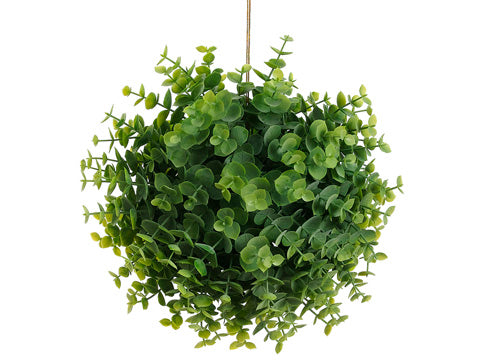 10" Eucalyptus Ball  Green (pack of 12)