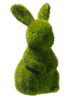 6.5" Moss Covered Standing Bunny Green (pack of 12)