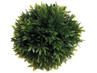 6" Tea Leaf Ball with 67 Leaves Green (pack of 12)