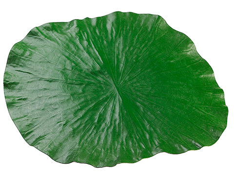 17"Wx14.5"L Lotus Leaf Placemat Green (pack of 12)
