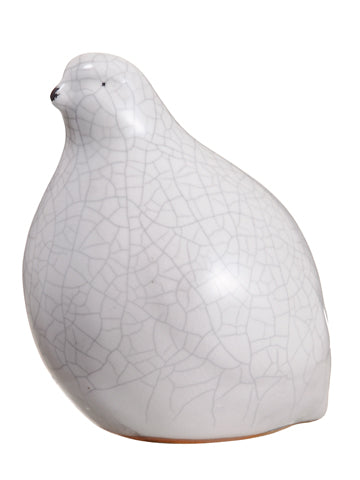 6.5" Terra Cotta Bird  Antique Cream (pack of 6)