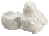 3.25" Porcelain Bird  White (pack of 12)