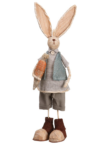19" Mr. Bunny  Blue Gray (pack of 4)