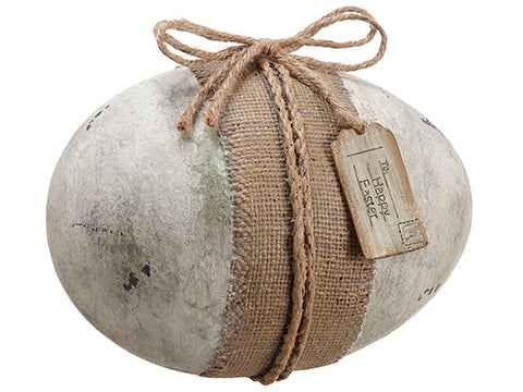 5.5"Hx7"L Egg  Gray (pack of 6)