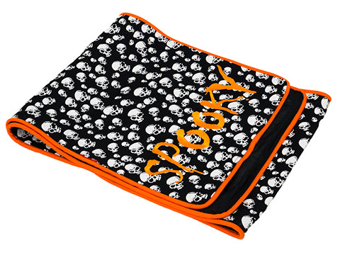 14"Wx72"L Spooky Halloween Table Runner Black Orange (pack of 4)