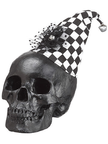 11" Skull  Black White (pack of 2)