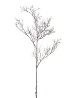 35.5" Glittered Twig Spray  Glittered Gray (pack of 12)