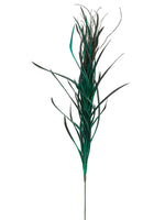 24" Feather Spray  Greeb Emerald (pack of 24)