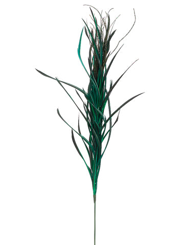 24" Feather Spray  Greeb Emerald (pack of 24)