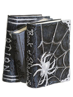 6.75" Spider Book Table Top  Black Silver (pack of 2)