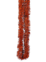 20'Lx4.5"W PVC Pine Garland  Orange Black (pack of 6)