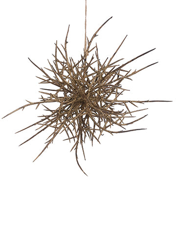 14" Twig Ornament  Light Brown (pack of 6)