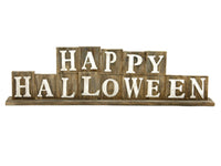 22" Happy Halloween Table Decor Brown (pack of 2)
