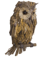 10.5"Hx6.5"L Owl  Brown (pack of 2)