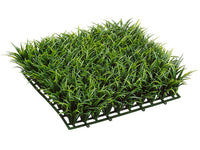 3"Hx12"Wx12"L Curly Grass Mat  Green (pack of 6)