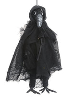 18" Mr. Crow Ornament  Black Brown (pack of 4)