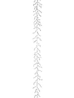 5' Faux Crystal Garland  Clear (pack of 6)