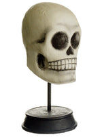 17" Skull on Stand  Beige Black (pack of 2)