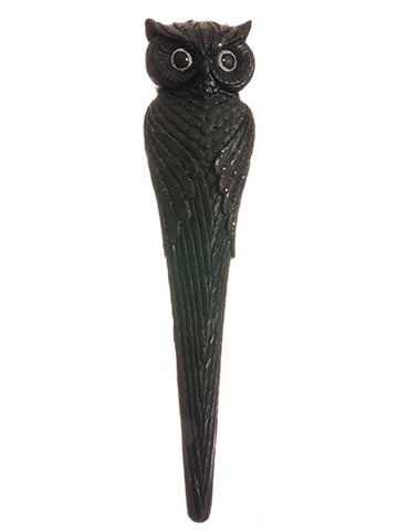 24" Owl Wall Hanging Decor  Black (pack of 4)