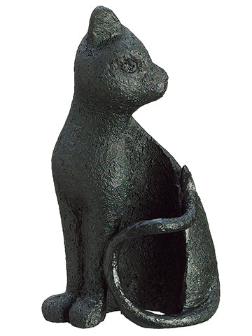 4.5" Cat Candleholder  Black (pack of 8)