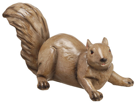 4"Hx10"W Squirrel Wall Decor  Brown (pack of 6)