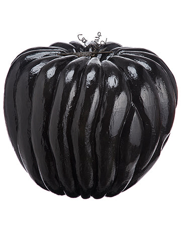 28.5"Hx31"D Weighted Pumpkin  Black (pack of 1)
