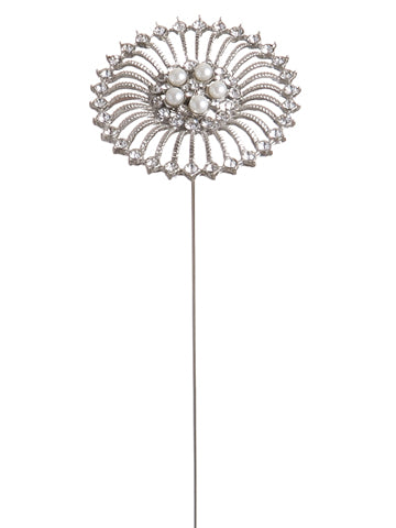 13.5" Jewel Pick  Silver (pack of 12)