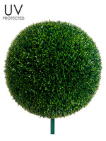 19" UV Protected Tea Leaf Ball with 10" Metal Pole Green (pack of 2)