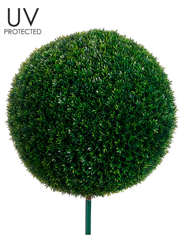 24" UV Protected Tea Leaf Ball with 10" Metal Pole (knock-down packing) Green (pack of 1)