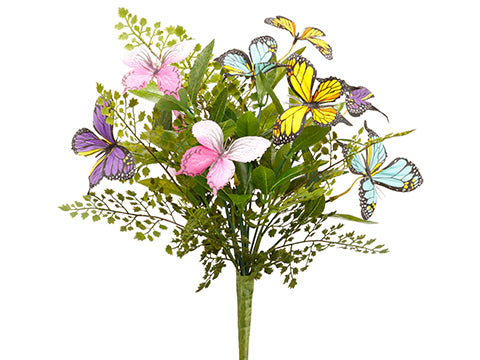 15" Fern/Butterfly Bush  Green Mixed (pack of 12)