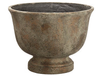 15.25"Hx20.5"D Paper Mache Urn Antique Bronze (pack of 1)