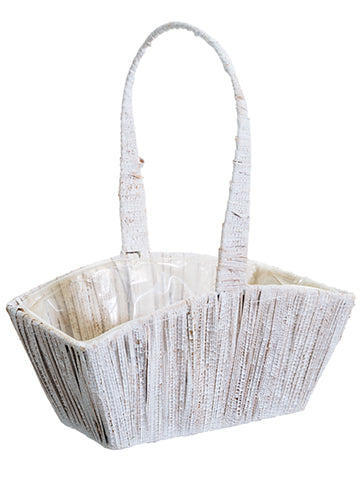 12"Hx10"L Basket With Liner  Beige (pack of 12)