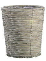 11.75"Hx10.5"D Basket w/Plastic Liner Gray (pack of 8)