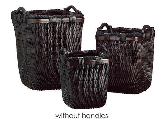 12"H-19"Hx10"W-14"Wx10"L-14"L Basket (3 ea./set) Black (pack of 2)