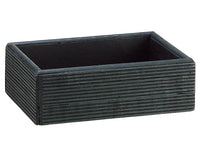 1.9"Hx4.3"Wx5.9"L Bamboo Tray  Black (pack of 20)