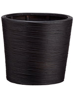 10.2"Dx9"H Bamboo Pot  Black (pack of 10)