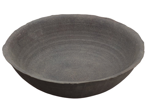 3"Hx11"D Terra Cotta Bowl  Antique Brown (pack of 1)