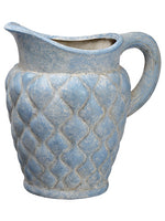 9.5" Terra Cotta Pitcher  Antique Blue (pack of 4)