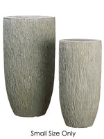 22.25"Hx10.75"D Fiber Clay Planter Beige (pack of 1)