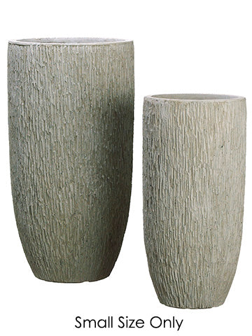 22.25"Hx10.75"D Fiber Clay Planter Beige (pack of 1)