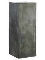 39.5"Hx14.5"Wx14.5"L Aged Fiber Cement Pillar Gray (pack of 1)