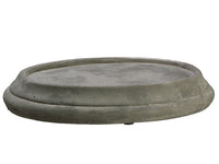 2.7"Hx11.6"Wx17.3"L Cement Base for Acg008- Stone (pack of 1)